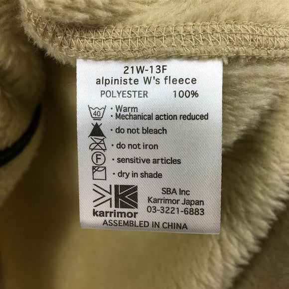 【Women's S アイボリー系】Karrimor ( カリマー ) アルピニステ フリース Alpiniste Fleece ジャケット ポーラテック サーマルプロ Women's フリース アウター ジャケット トップス ウェア - 【公式】2ndGEAR（セカンドギア）Webショップ【登山用品・アウトドア用品専門 買取販売店】