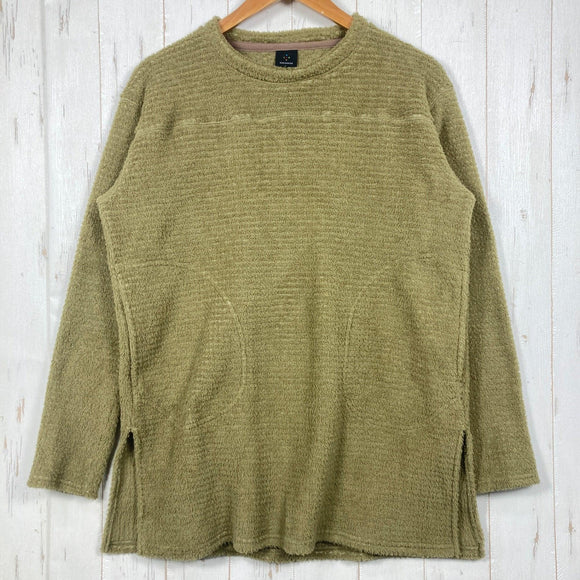 【Women's L グリーン系】 Axesquin ( アクシーズクイン ) ハイロフト フリース ロング セーター Hi Loft Fleece Long Sweater ポリエステル ウェア トップス アウター ジャケット フリース ポーラテック・ハイロフト z0