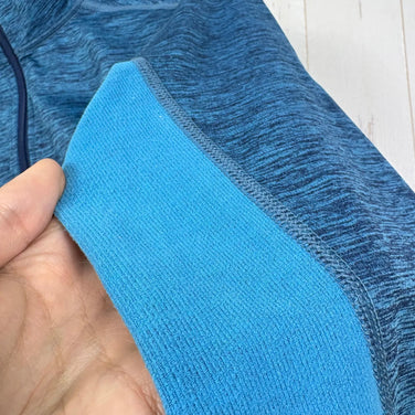 [Kid's Medium Navy] Llbean Half-Zip Fleece Jacket, Polyester, Tops, Outerwear, Jacket, Fleece, z00055656