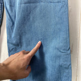 【Women's XS ブルー系】 Gramicci ( グラミチ ) デニム ファイブ ポケット ワイド パンツ Denim Five Pocket Wide Pants コットン ウェア ボトムス ロングパンツ コットン z00060523  コットン ロングパンツ