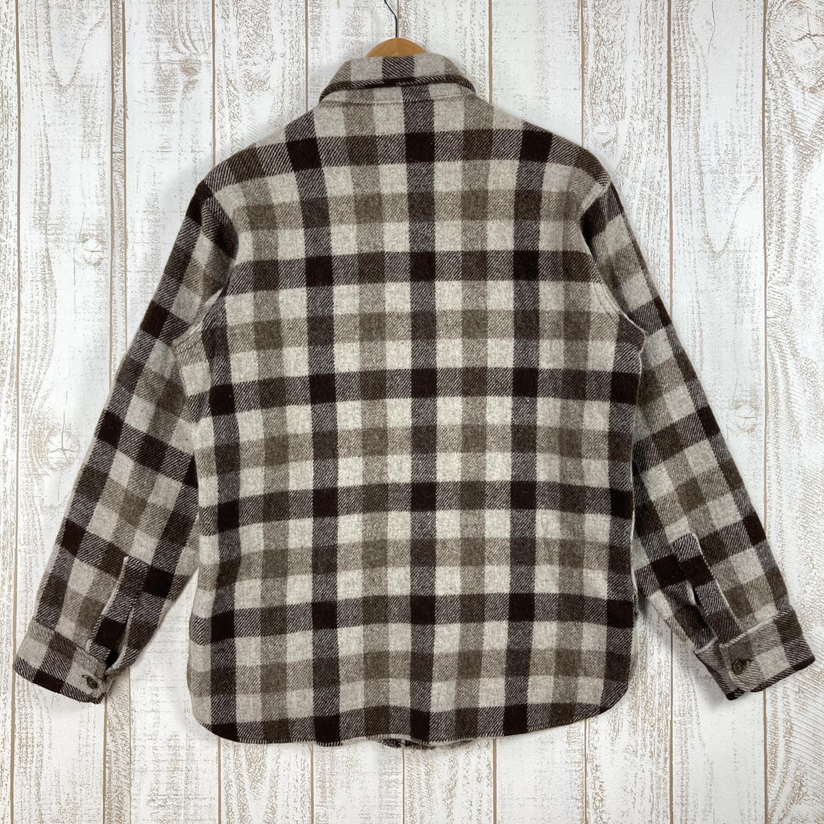 【Women's M ブラウン系】 Woolrich ( ウールリッチ ) ウールシャツ レディース Wool Shirt Ws ビンテージ 入手困難 International Women's  ウール ロングスリーブシャツ インナー シャツ トップス ウェア