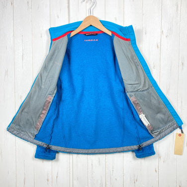 Mammut Thermal Pro Globalin 女款抓绒外套，小号，蓝色。聚酯纤维抓绒面料。采用 Polartec Thermal Pro 保暖科技。(z00054203)