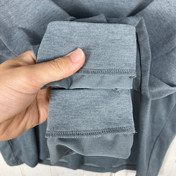 【Men's M グレー系】 Montbell ( モンベル ) WIC. ロングスリーブ T Wickron Long Sleeve T 吸汗速乾 通気性 UVカット ポリエステル ウェア トップス インナー シャツ ロングスリーブTシャツ クルーネック 化繊
