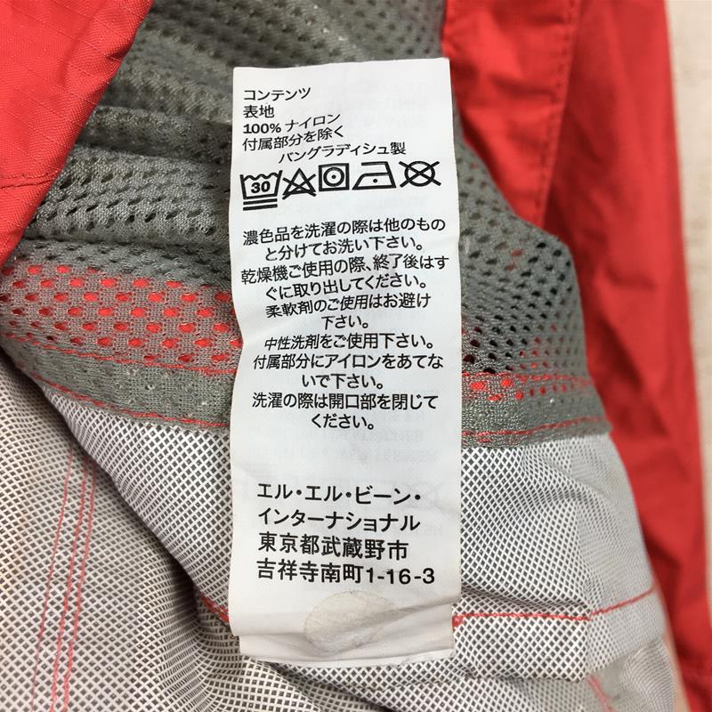 【女款S红】Llbean 2.5L轻量雨壳外套501276 国际女式雨壳外套上衣