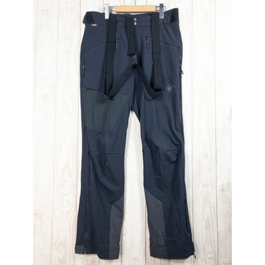 【Men's 50 ブラック系】 Mammut ( マムート ) ベースジャンプ ソフトシェル ツーリング パンツ Base Jump So Touring Pants 1021-00390 International Men's Black-Phantom ソフトシ - 【公式】2ndGEAR（セカンドギア）Webショップ【登山用品・アウトドア用品専門 買取販売店】