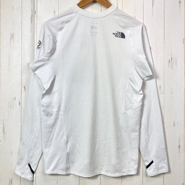 【Men's L ホワイト系】 The North Face ( ザ・ノースフェイス ) エクスペディション ドライ ドット クルー Expedition Dry Dot Crew ナイロン ウェア トップス インナー シャツ ロングスリーブTシャツ クルーネック
