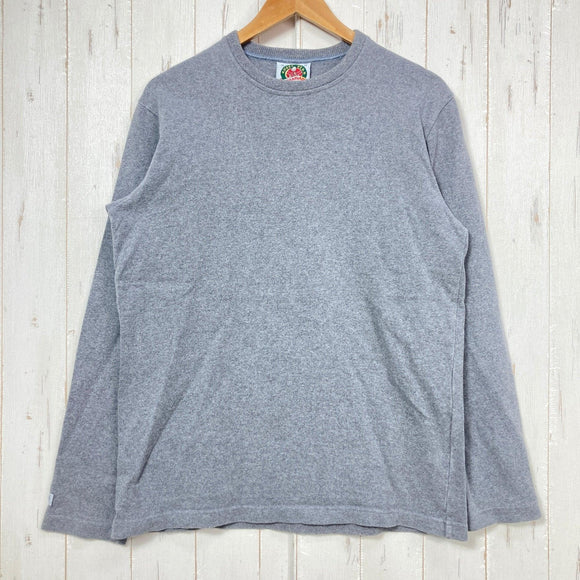 【Men's M グレー系】 Barbarian ( バーバリアン ) コットン ロングスリーブ ティー コットン ウェア トップス インナー シャツ ロングスリーブTシャツ クルーネック コットン z00057894  コットン ロングスリーブTシャツ クルーネ