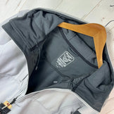 Men's Small Gray Moosejaw Harper Hooded Softshell Jacket. Hard-to-find polyester outerwear, softshell jacket, z000539.