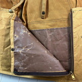 男式中棕色 1980 年代 LLBean 原创野战大衣，复古，很难找到，旧标签，狩猎夹克，棉，上衣，外套，夹克，棉，z00053934