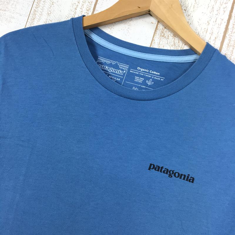 【男款 XS 蓝色】Patagonia Safeguard Stencil World Trout 有机 T 恤 38534 Internatio