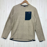 【Men's S ベージュ系】 2023 Patagonia ( パタゴニア ) R1 エア クルー R1 Air Crew Oar Tan / ORTN 中空糸 ジグザグ構造 吸湿速乾 ポリエステル ウェア トップス アウター ジャケット フリース z000607