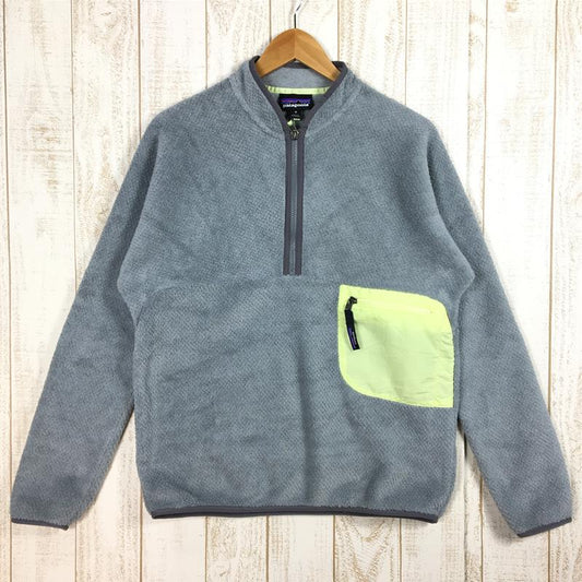 【女款M灰色】Patagonia Re-Tool 1/2 Zip Pullover Re-Tool 1/2 Zip P/O 抓绒外套 25340 国际女式 TYX 抓绒外套