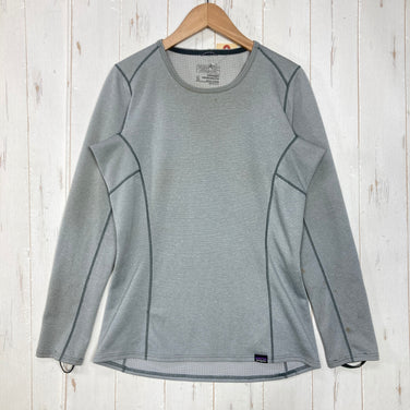 【Women's XS グレー系】 2015 Patagonia ( パタゴニア ) キャプリーン ミッドウェイトクルー スリムフィット Capliene Midweight Crew Slimfit FTGX ポリエステル ウェア トップス インナー シャツ ロングス