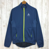 【Men's S ブルー系】 Odlo ( オドロ ) アイオロス エレメントジャケット Aeolus Element Jacket 防風 ソフトシェル 612432 International Men's ソフトシェル アウター ジャケット トップス ウェア - 【公式】2ndGEAR（セカンドギア）Webショップ【登山用品・アウトドア用品専門 買取販売店】