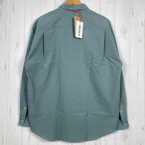 【Men's XL グリーン系】 Ridge Mountain Gear ( リッジマウンテンギア ) ベーシック ロングスリーブ シャツ Basic Long Sleeve Shirt Sage Green ポリエステル ウェア トップス インナー シャツ ロングス