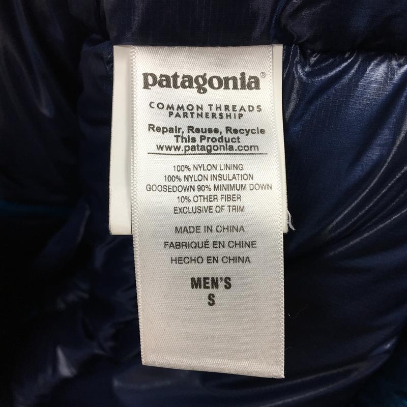 【Men's S ブルー系】 Patagonia ( パタゴニア ) フィッツロイ ダウン ジャケット Fitz Roy Down Jacket 800Fp 84585 International Men's UWTB Underwater Blue ダウンインサ