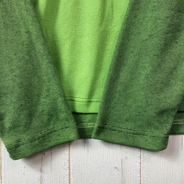 [Men's Small Green] 2011 Patagonia Capilene 2 Lightweight Crew Polyester T-Shirt, Long Sleeve, Crew Neck