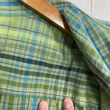 【Men's S グリーン系】 2009 Patagonia ( パタゴニア ) ショートスリーブ パッカーウェア シャツ Short Sleeved Packerwear Shirts CYU 生産終了モデル 入手困難 ウェア トップス インナー シャツ ショート