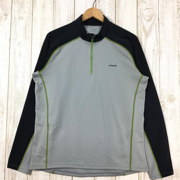 【Men's XL グレー系】Phenix ( フェニックス ) フィット ジップ モック ロングスリーブ シャツ Fit Zip Moc PH252LS10 Asian Men's 化繊 ロングスリーブシャツ インナー シャツ トップス ウェア - 【公式】2ndGEAR（セカンドギア）Webショップ【登山用品・アウトドア用品専門 買取販売店】