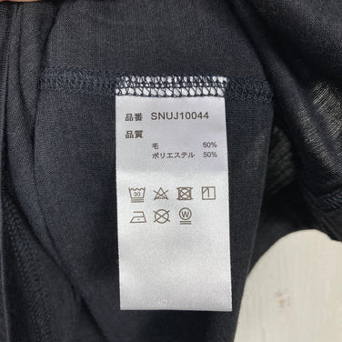 【Unisex XL ブラック系】 Supernatural | Sn ( スーパーナチュラル ) 4シーズンズ ロング ティー 4seasons Long T ヤタガラスブラック ltmコラボ メリノウール ウェア トップス インナー シャツ ロングスリーブTシャツ