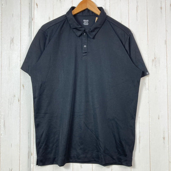 【Men's XL ブラック系】 Millet ( ミレー ) リサイクル フィッシング ネット ポロ Recycled Fishing Net Polo ポリエステル ウェア トップス インナー シャツ ショートスリーブシャツ 化繊 z00058904  化繊 ショ