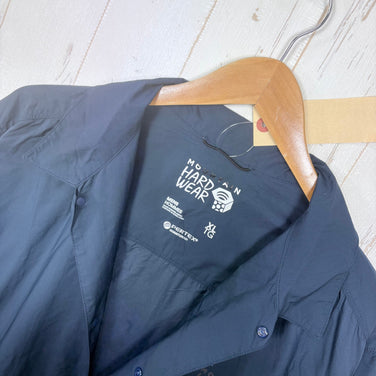 【Men's XL ネイビー系】 Mountain Hardwear ( マウンテンハードウェア ) コア エアシェル シャツ ジャケット Kor AirShell Shirt Jacket ナイロン ウェア トップス インナー シャツ ロングスリーブシャツ 化繊 z