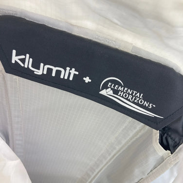 Klymit Motion 60 Nylon Storage Backpack, Size S/M, Ivory, 55L-79L Capacity (z00054115)