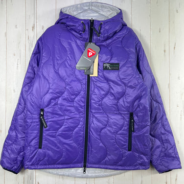 【Men's L グレー系】 Wildthings ( ワイルドシングス ) リバーシブル ビレイ ジャケット Reversible Belay Jacket WT24120SK PPL×GRY z00056187 PPL×GRY 化繊インサレーション アウター