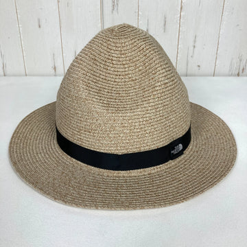 【OneSize ベージュ系】 The North Face ( ザ・ノースフェイス ) ウォッシャブル マウンテン ブレイド ハット Washable Mountain Braid Hat NB / ナチュラルベージュ 生産終了モデル 入手困難 ポリエステル ウェ