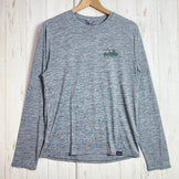 【Men's XS グレー系】 2023 Patagonia ( パタゴニア ) ロングスリーブ キャプリーン クール デイリー グラフィック シャツ Long-Sleeved Capilene Cool Daily Graphic Shirt ポリエステル ウェア
