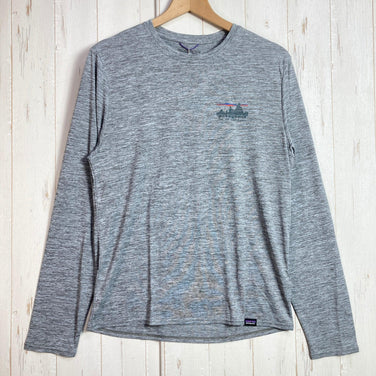 【Men's XS グレー系】 2023 Patagonia ( パタゴニア ) ロングスリーブ キャプリーン クール デイリー グラフィック シャツ Long-Sleeved Capilene Cool Daily Graphic Shirt ポリエステル ウェア