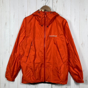 【Men's M オレンジ系】 Montbell ( モンベル ) レインハイカー ジャケット Men's Rain Hiker Jacket ドライテック 2レイヤー 防水透湿 ナイロン ウェア トップス アウター ジャケット レインシェル z00061639