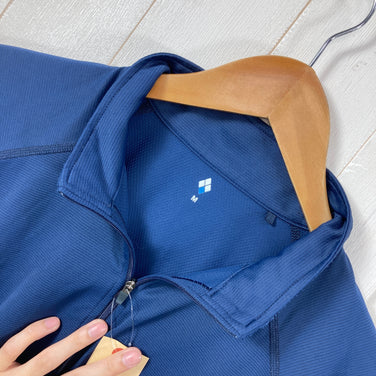 【Men's M ネイビー系】 Montbell ( モンベル ) クール ロングスリーブジップシャツ Cool Long Sleeve Zip Shirt ポリエステル ウェア トップス インナー シャツ ロングスリーブシャツ 化繊 z00059823  化繊 ロ