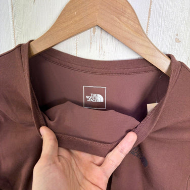 【Women's L ブラウン系】 The North Face ( ザ・ノースフェイス ) ロングスリーブ テンセグリティ グラフィック ティー L/S Tensegrity Graphic Tee ポリエステル ウェア トップス インナー シャツ ロングスリーブTシ