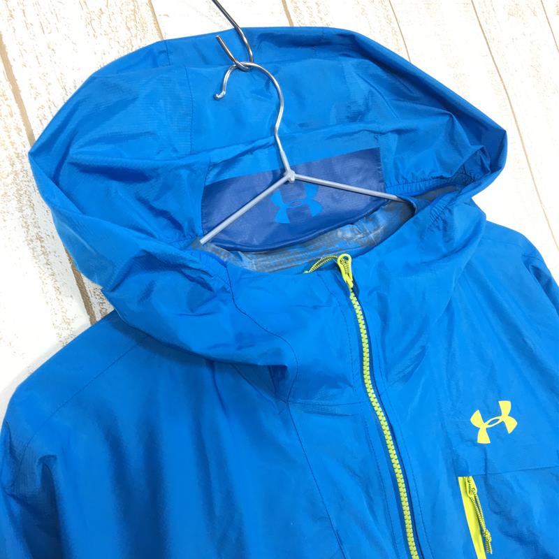 【男士XL蓝色系列】Under Armour 2.5L Pertex Shield 防雨壳夹克连帽衫 男士防雨壳外套上衣