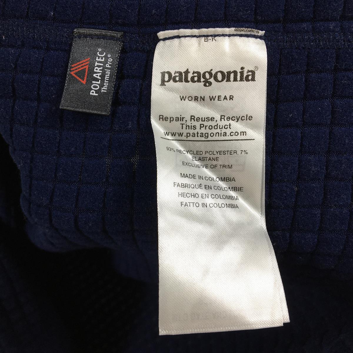 【男款S海军蓝】巴塔哥尼亚（Patagonia）R1 Pullover R1 Pullover Regulator Polartec Power Dry 抓绒夹克企业制服难求40110国际男 CN