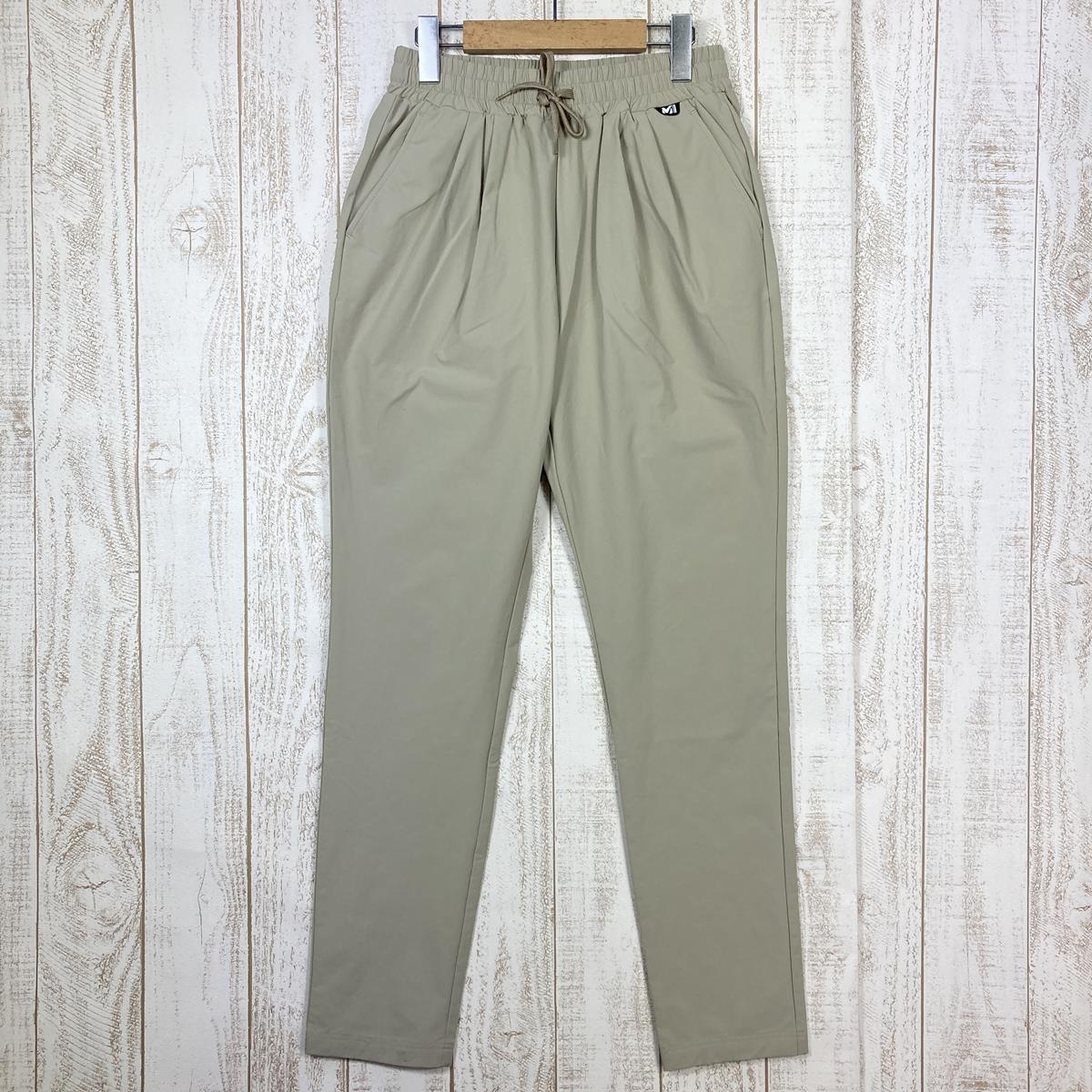 【Women's XS ベージュ系】 Millet ( ミレー ) マウンテン ストレッチ イージー パンツ ウィメンズ Mountain Stretch Easy Pant W ソフトシェル MIV02025 Women's  ソフトシェル ロングパンツ ボトムス ウェ