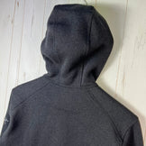 Men's Small Arcteryx Covert Hoody in Black Heather (018169) - Hard-to-find polyester fleece jacket/top (z00054616)