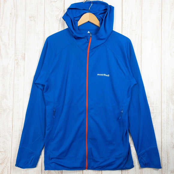 【Men's L ブルー系】 Montbell ( モンベル ) クール パーカ ポリエステル 1114235 Asian Men's 化繊 フーディ インナー シャツ トップス ウェア - 【公式】2ndGEAR（セカンドギア）Webショップ【登山用品・アウトドア用品専門 買取販売店】