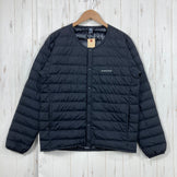 【Men's M ブラック系】 Montbell ( モンベル ) スペリオダウン ラウンドネックジャケット Men's Superior Down Round Neck Jacket BK 800FP EXダウン スナップボタン ダウン ウェア トップス アウター