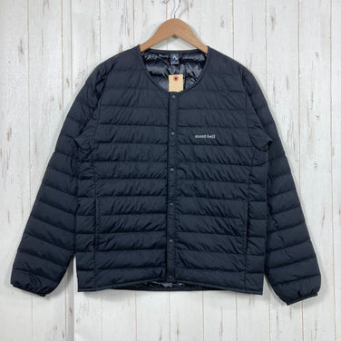 【Men's M ブラック系】 Montbell ( モンベル ) スペリオダウン ラウンドネックジャケット Men's Superior Down Round Neck Jacket BK 800FP EXダウン スナップボタン ダウン ウェア トップス アウター