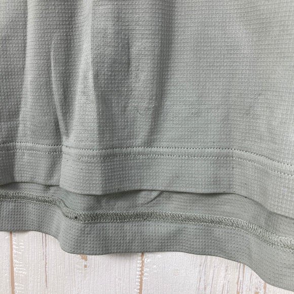 【Men's S グリーン系】 Finetrack ( ファイントラック ) ドラウト エア ジップネック Drought Air Zip Neck 吸汗速乾 軽量 日本製 ポリエステル ウェア トップス インナー シャツ ロングスリーブシャツ 化繊 z000614