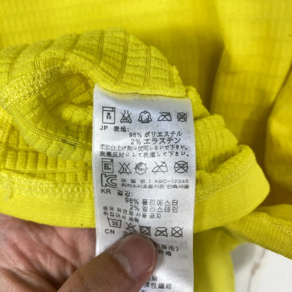 【Women's S イエロー系】 Mammut ( マムート ) イリニザ ジップ ティー Illiniza Zip-T ポリエステル ウェア トップス インナー シャツ ショートスリーブシャツ 化繊 ポーラテック・パワーグリッド z00054177  化繊 ショート