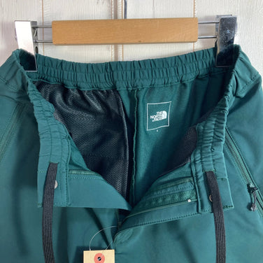 The North Face Alpine Light Pants, Women's Size L, Green. Nylon softshell long pants (z00054129).