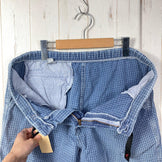 【Men's M ブルー系】 1990s Gramicci ( グラミチ ) ショート クライミングパンツ Short Climbing Pants 旧タグ ビンテージ オリジナル 入手困難 クライミングショーツ アメリカ製 ボックスロゴ コットン ウェア ボトム