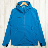 【Men's S ブルー系】 Mammut ( マムート ) マクーン ソフトシェル フーデッド ジャケット Macun Softshell Hooded Jacket ポリエステル 1011-00790 Men's ソフトシェル アウター ジャケット トップス - 【公式】2ndGEAR（セカンドギア）Webショップ【登山用品・アウトドア用品専門 買取販売店】
