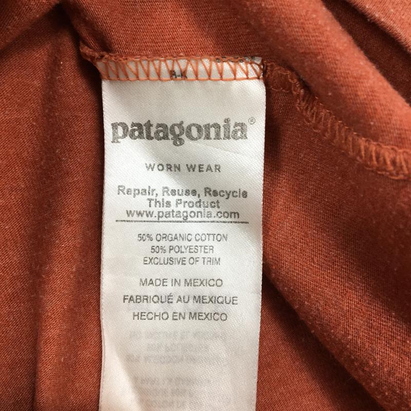 【男款 XS 红色】Patagonia Pickup Lines 有机棉涤纶 T 恤 39101 国际男士棉质短袖 T 恤圆领内衬衬衫上衣