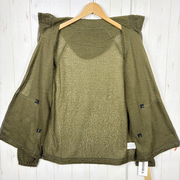 【Men's M グリーン系】 Ridge Mountain Gear ( リッジマウンテンギア ) アルファ フルジップ フーディ Alpha Full Zip Hoodie  Forest Floor z00055788 Forest Floor フリース アウ