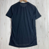 Montbell GeoLine Cool Mesh T-Shirt, Men's Size M (Black), Polyester, Short Sleeve Crew Neck, Synthetic Fiber, Top, Undershirt, z00054