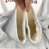 【Men's M アイボリー系】 2024 Patagonia ( パタゴニア ) ライトウェイト 73 テキスト ロゴ ワイルドライズ フーディ Lightweight '73 Text Logo Wildrise Fleece Hoody BCW オーガニックコッ